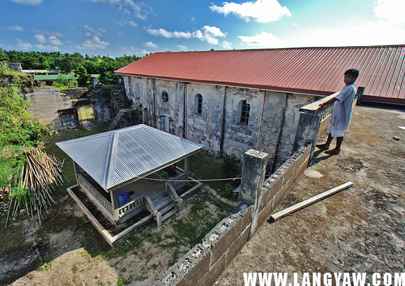 Inside the Agutaya fortress-church complex