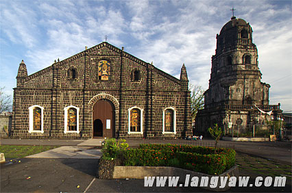 The massive belfry of Tabaco Cathedral in Albay also served as a watchtower during the height of the Muslim slave raids.