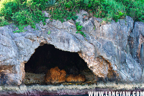 Just one of several caves that can be found