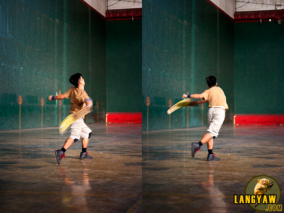 The speed of the pelota as it is flung by the pelotari against the wall is one of the fastest in any sport. Watching this game is really a thrill as pelotaris try to capture or sometimes evade from it