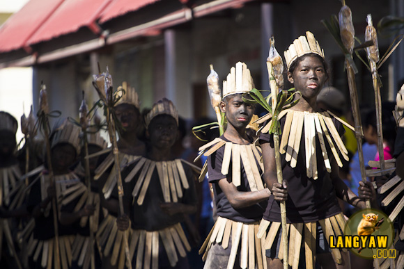 Ati-Ati dancers during Ibajay's (Aklan) festival