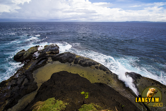 The northern tip of Capul Island facing the Embocadera de San Bernardino, the historical straight between Samar and the tip of Luzon where heavy fighting occured during World War II