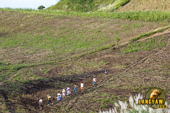 Teduray gong players during the trek to Mt. Firis Complex in Maguindanao