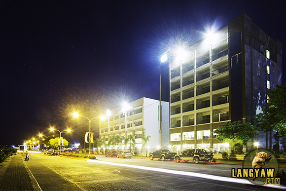 Exterior of hotel as viewed from the boardwalk