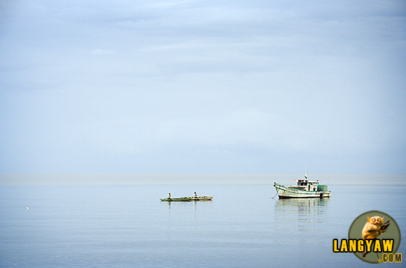 Early morning boats in Danao City, Cebu