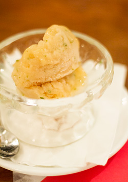 TInderbox's guave-basil sorbet