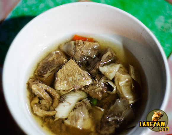 Beef halang-halang is tender, mildly spicy and good