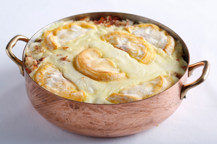 Potato reblochon cheese gratin