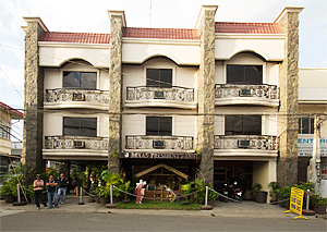 Facade of the inn