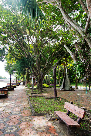 The beautiful park across Dataran Tanjung Chali