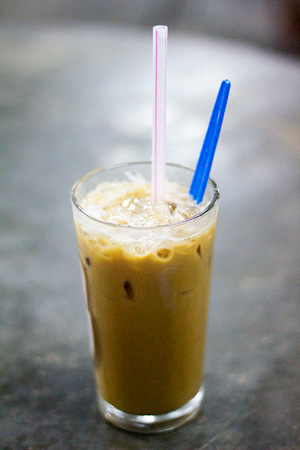 Iced coffee for a hot and humid evening