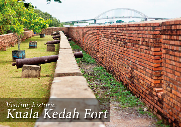 A sample page spread featuring the Kota Kuala Kedah