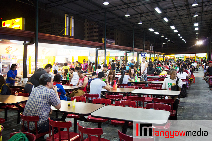 At Foodstreet, a dedicated dining area at the far end of of Tutuban Mall