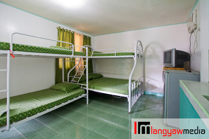 Family room with two double beds (up and down with one good for two. P2000, high season.