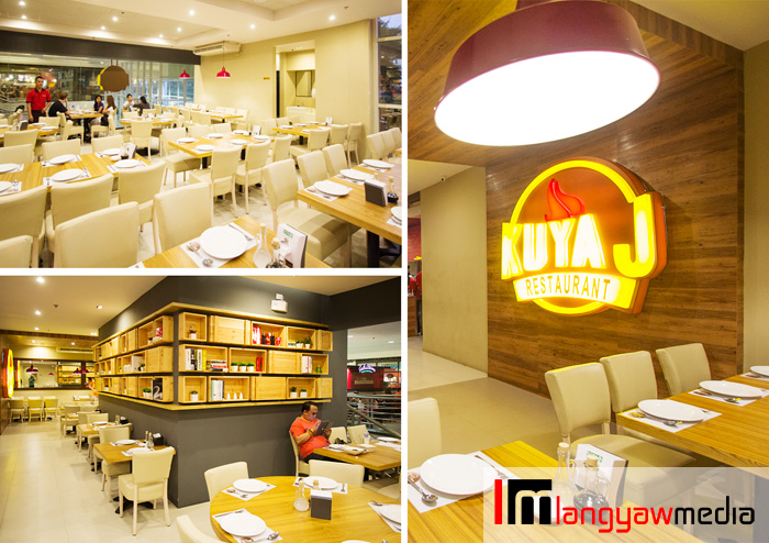 The interior design of Kuya J exudes home comfort with a contemporary edge