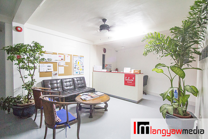 Hostel lobby at the third floor of the building