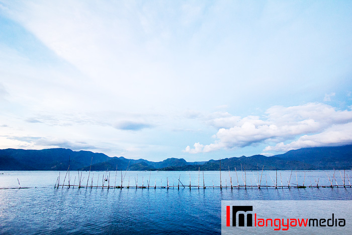 Before sunrise, glorious view of Lake Buhi in Camarines Sur