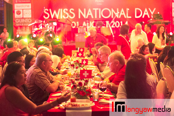 It was a big event as several Swiss nationals from Visayas and Mindanao, guests and members of the Diplomatic Corps in Cebu gathered for the Swiss National Day celebrations in Marco Polo Plaza Cebu