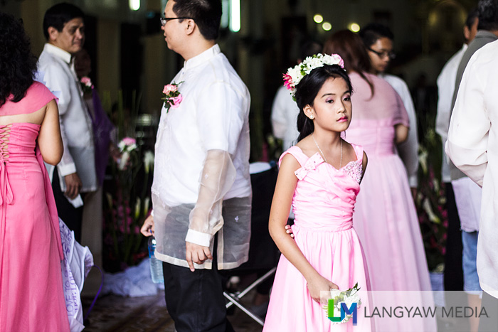 My niece during a relative's wedding