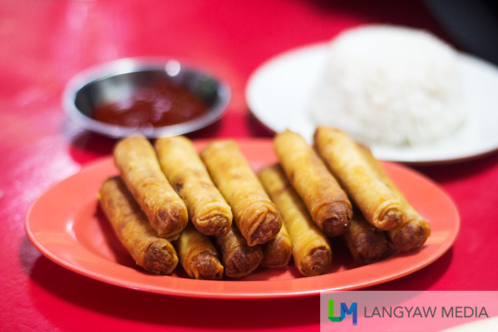 Lots of shanghai lumpia