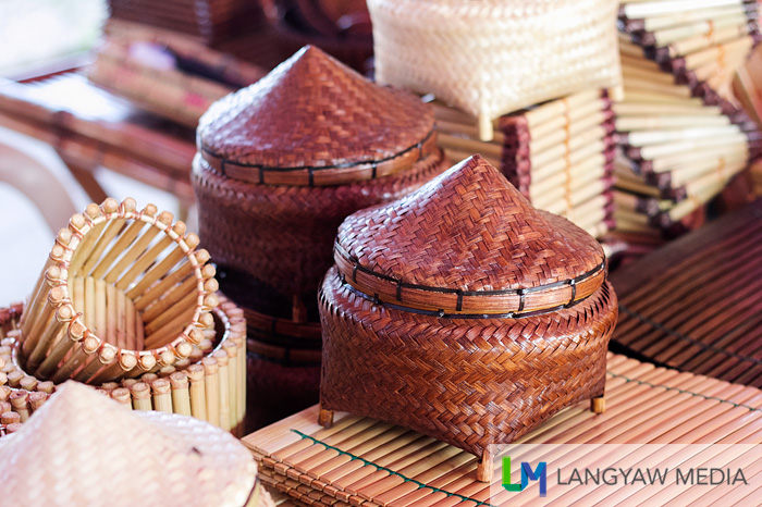 Bamboo products in different forms