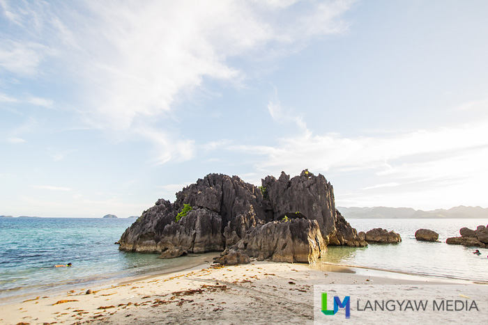 Rock formation at the other side of Catanaguan Island