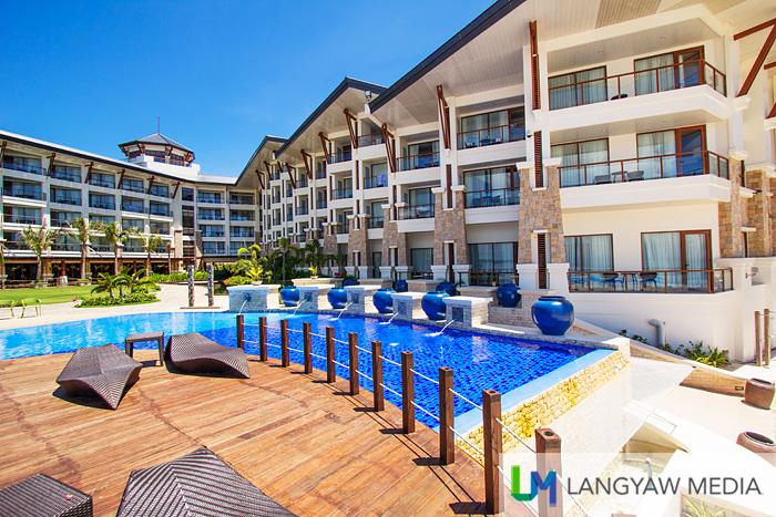 Bellevue Resort Panglao's view from the pool