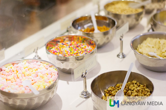 A variety of toppings for your ice cream bar creation