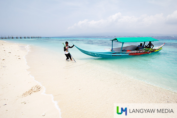 Pristine waters, glorious white sand 