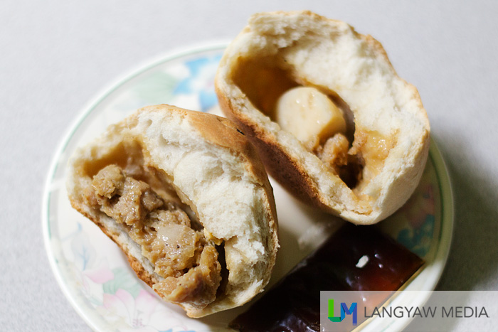 Baked siopao of Naga Garden Restaurant is bigger than the other versions. 