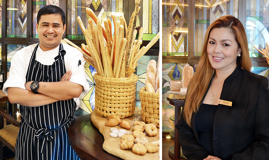 Waterfront Airport Hotel and Casino-Mactan welcomes two new peers to its team: left, Chef Danilo Gonzales, Executive Chef and Anna Corpuz, F&B Manager