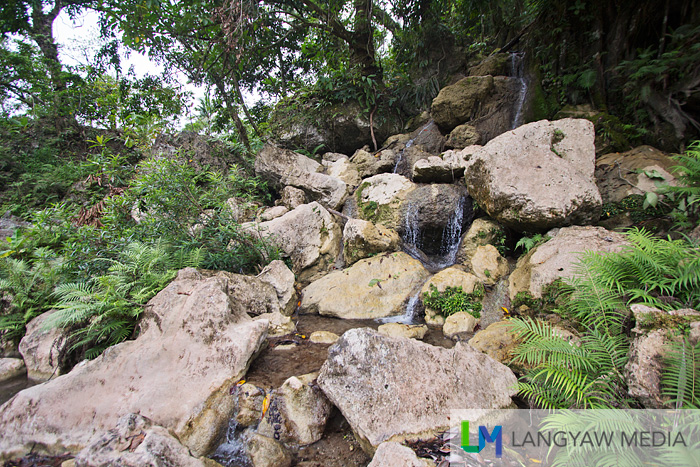 White rocks at the banks of the Timbaban River