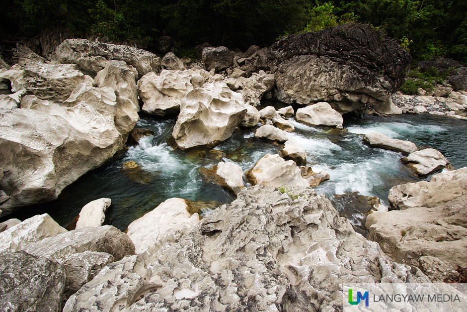 The white rocks of Liktinon which means to 'jump' 