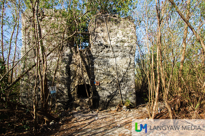 The 19th century moro watchtower is part of a network of telegraphic watchtowers initiated by Fray Julian Bermejo