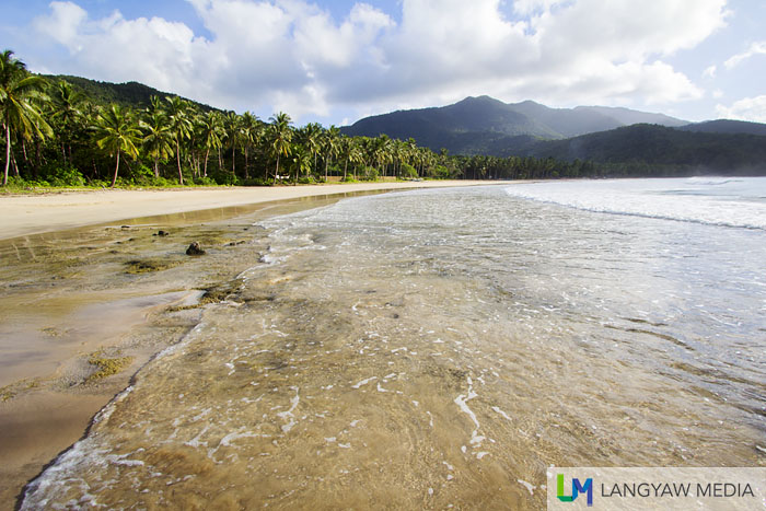 The other side of Nagtabon Beach as seen from the other end