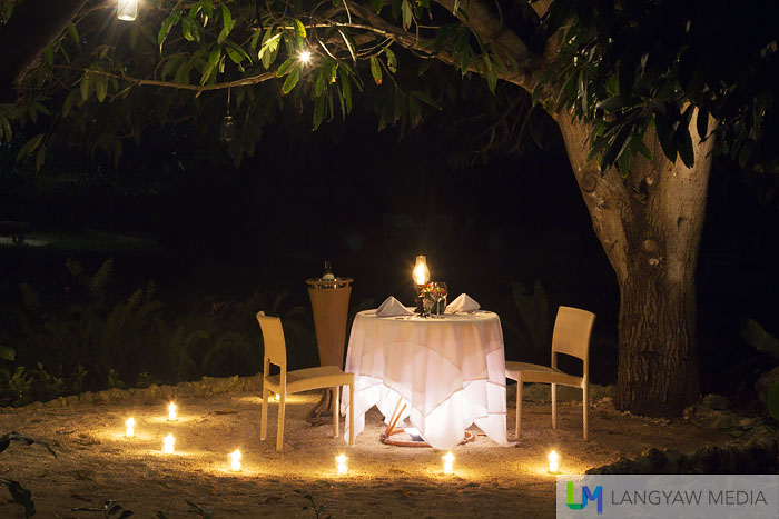 How about popping that proposal under the mango tree?