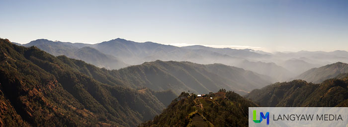 The stunning landscape at the highest point of the Philippine highway system in Atok Benguet