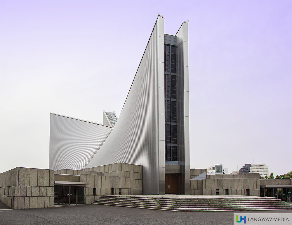 The stunning St. Mary's Cathedral, the seat of the Archdiocese of Tokyo was designed by Kenzo Tange, Pritzker Award Winner. It is one of the modernist buildings in the city and built in 1964.