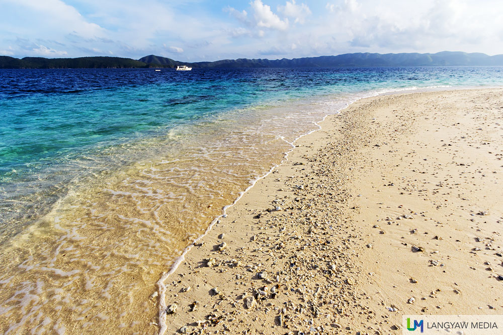 Stunning white sand beach