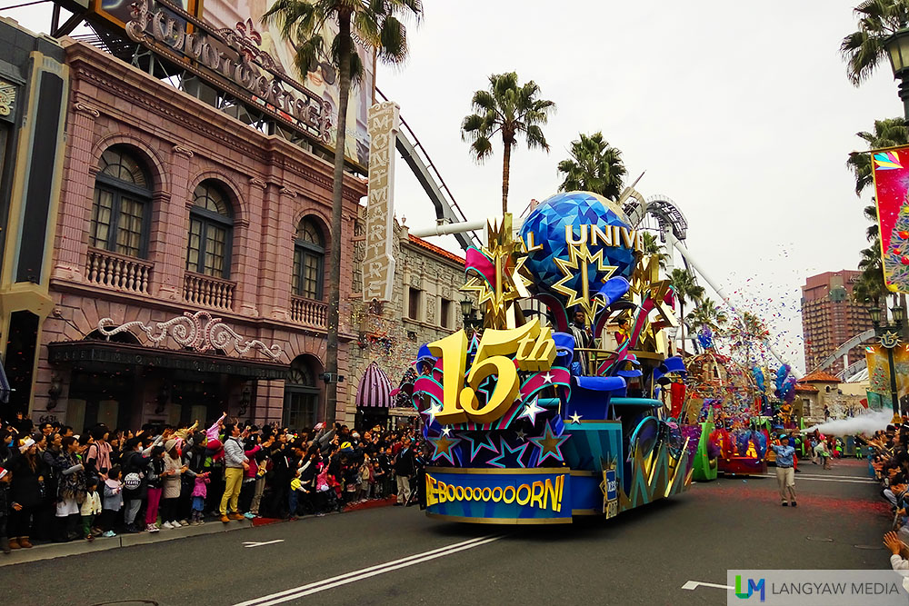 The ReboooRN Parade to celebrate the 15th anniversary of Universal Studios Japan