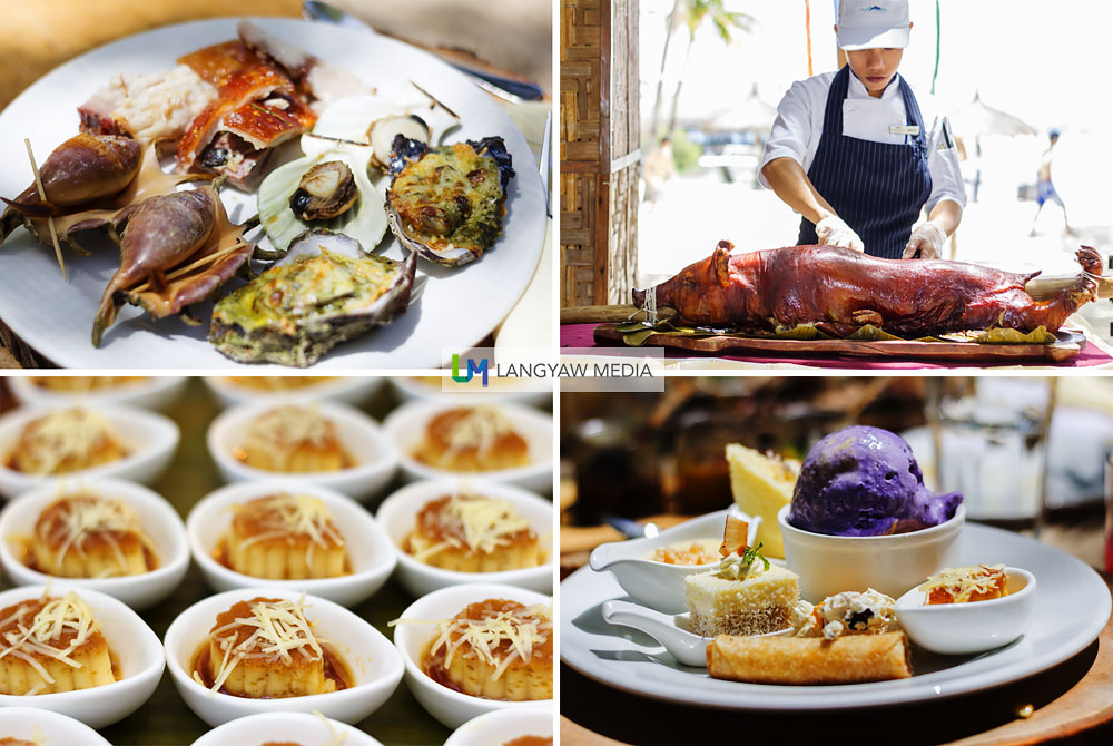 Maribago Bluewater Beach Resort themed dinner buffet in Mactan