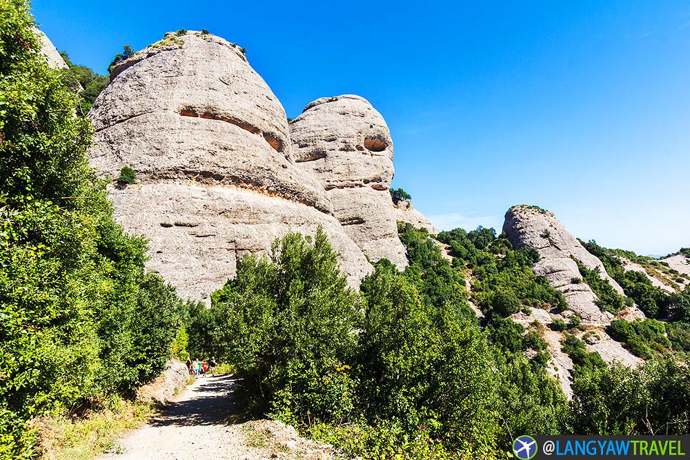 hiking in Montserrat